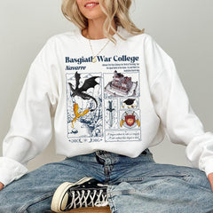 Fourth Wing -  Basgiath War College Sweatshirt, Dragon Rider Shirt, Fourth Wing Sweatshirt, Xaden Riorson, Violet Sorrengail, Empyrean Series, Book Lover