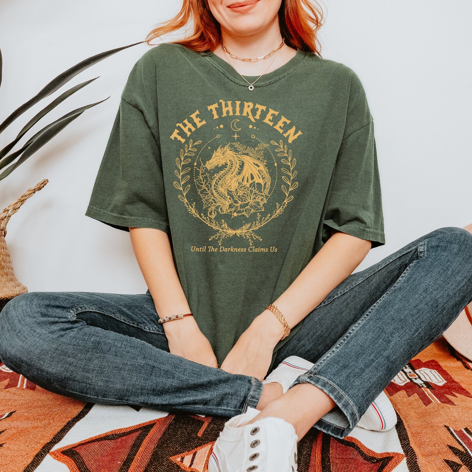 (TOG) -  Comfort Colors� Retro The Thirteen Throne Of Glass Shirt,Two Sided, We Are The Thirteen Shirt, Until The Darkness Claims Us Shirt, Tog Manon