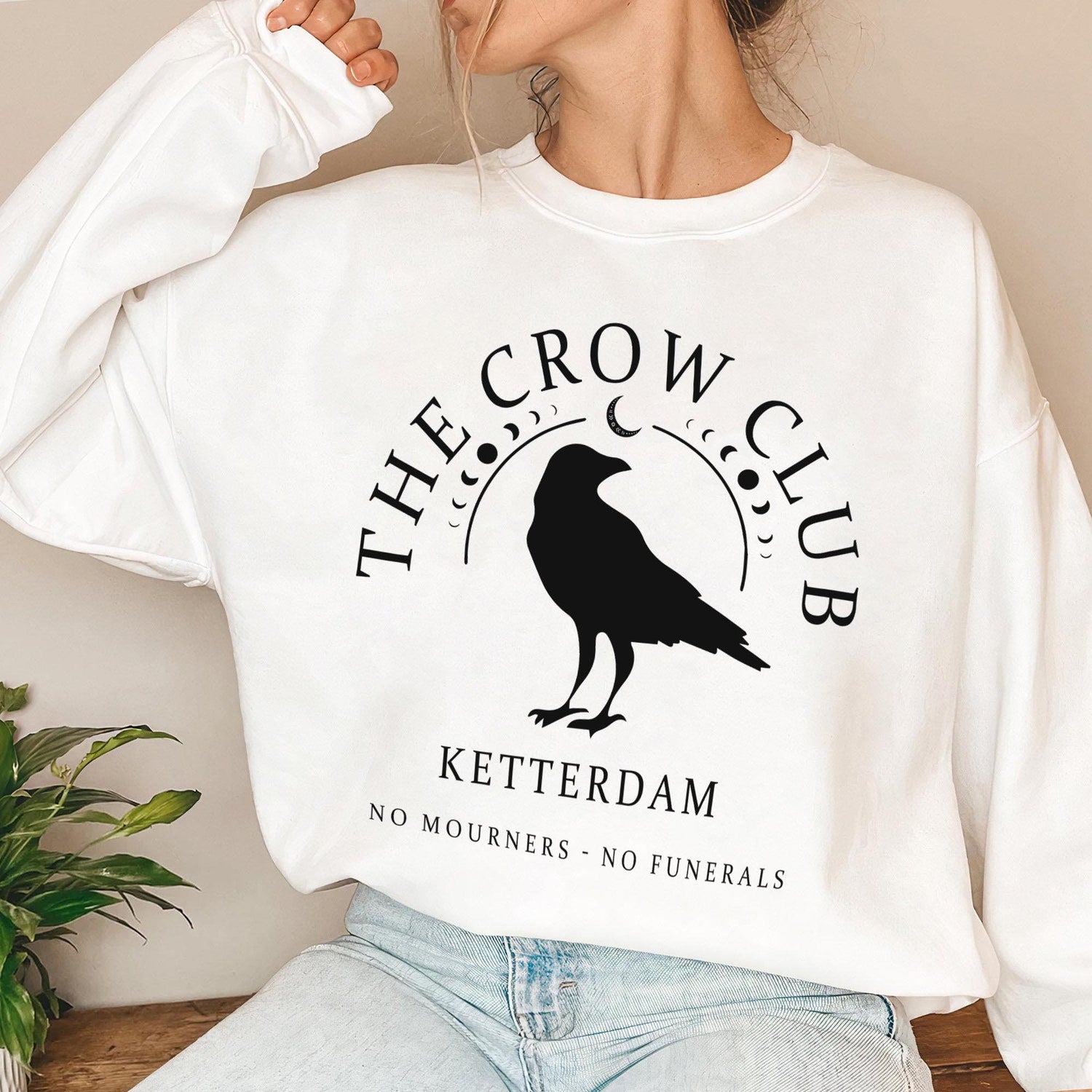 (SOC) -  Ketterdam Crow Club Sweatshirt, Six Of Crows shirt, Student Gift, Gift For Student, Educational Tee, Secondary School, Crooked Kingdom