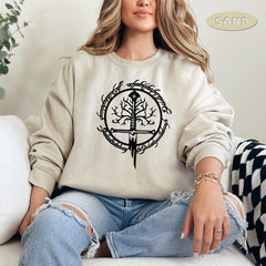 LOTR -  Tolkien Sweatshirt, Narsil Broken Blade Sweater, Lotr Crewneck, Lord of the Rings, LOTR FAN Nerdy Gift, Gifts for Book Lovers, LOTR Sword