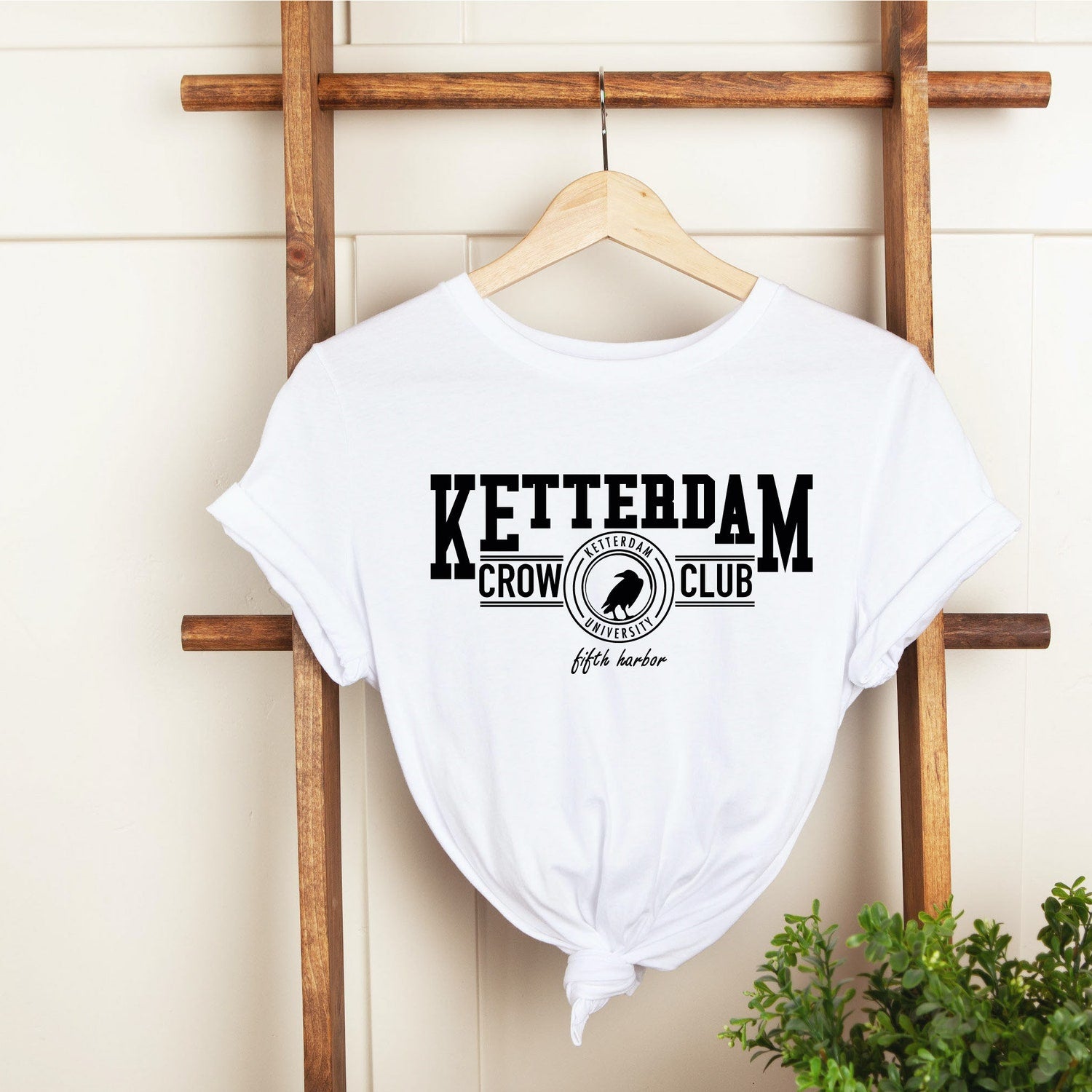 (SOC) -  Ketterdam Crow Club Shirt, Six of Crows, Student Gift, Gift For Student, Educational Tee, Secondary School, Unisex Apparel, Adult T-Shirts