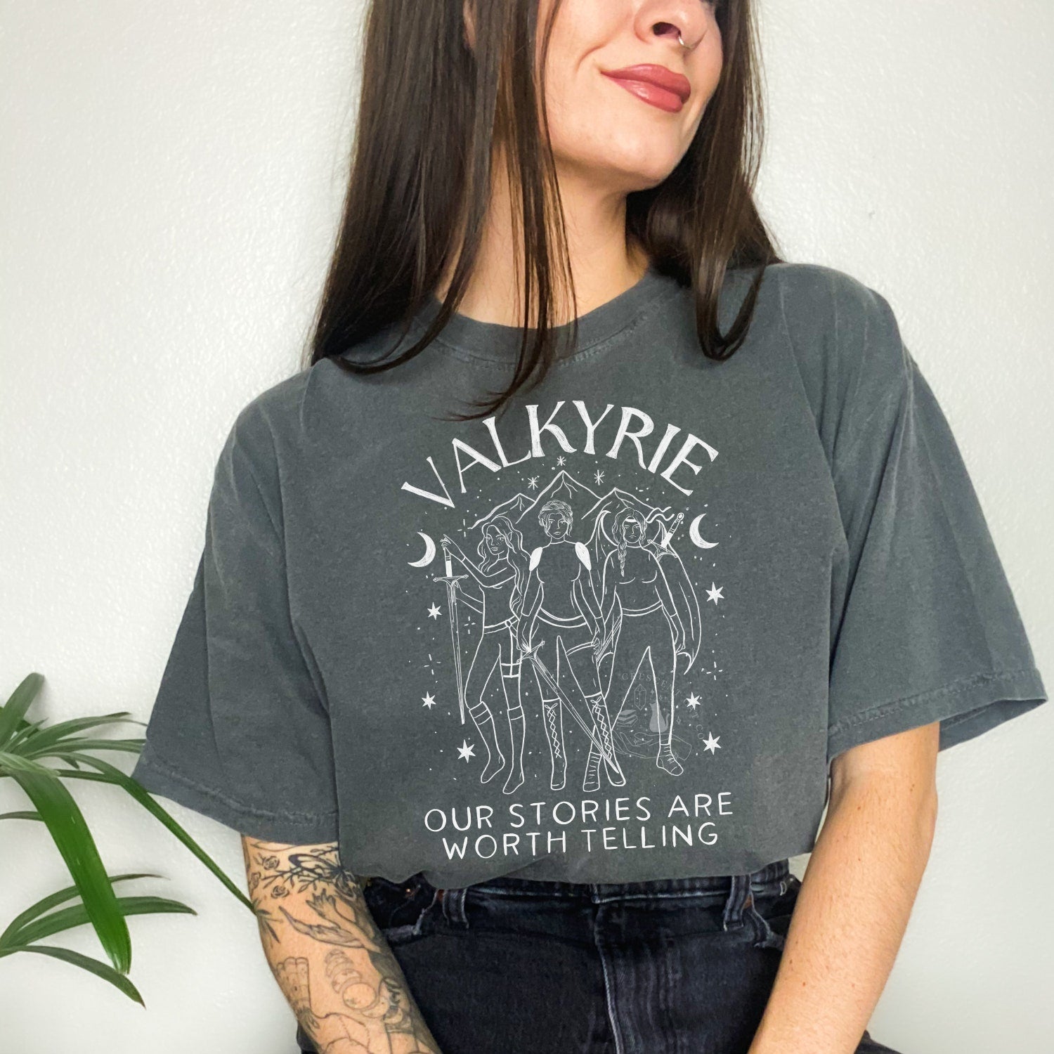 ACOTAR -  Officially Licensed Valkyrie ACOTAR Tshirt | Our Stories are Worth telling | SJM Bookish Merch | Fantasy Reader Gift | Nesta Shirt ACOSF