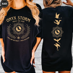 Onyx Storm Shirt, Fourth Wing Series Sweatshirt, Violet Sorrengail Shirt, Shirt, Basgiath War Collegee, I Will Save Him, Bookish Shirt