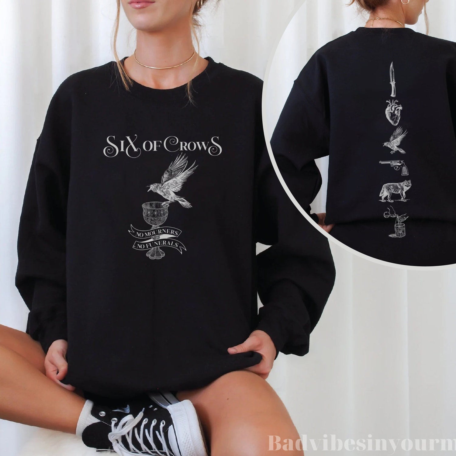 (SOC) -  Six Of Crows, No mourners No funerals Sweatshirt Hoodie Shirt, Bookish Shirt, Book Lover Sweatshirt, Librarian Shirt, Gift For Book Lover