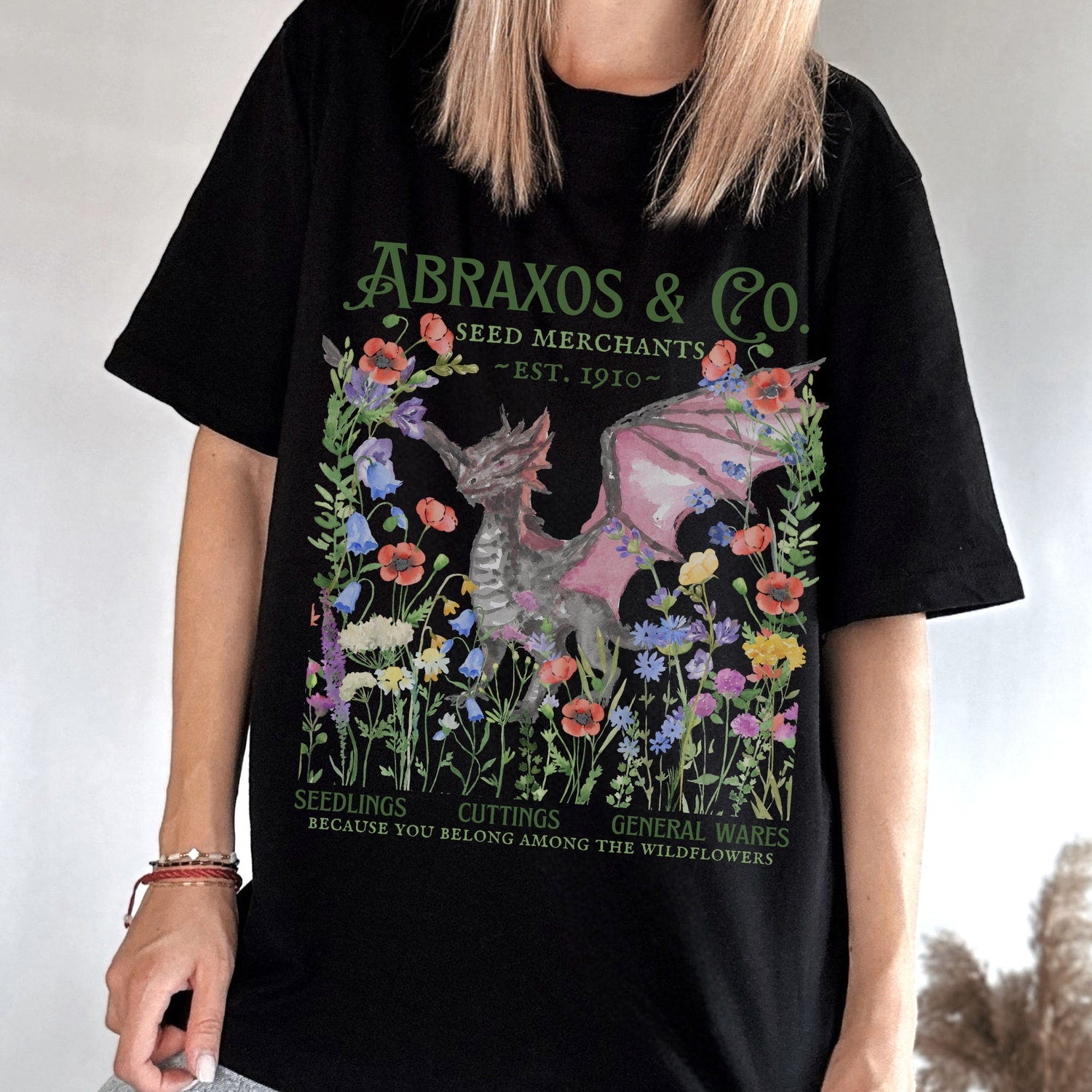 (TOG) -  Abraxos Wyvern LICENSED Sarah J Maas Merch Acotar Shirt Velaris Shirt Book Swag Manon Blackbeak Throne Of Glass Crescent City Shirt Booktok