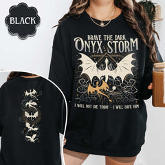 Fourth Wing -  Onyx Storm Sweatshirt, Fourth Wing Series Shirt, Violet Sorrengail Shirt, Fourth Wing Shirt, Basgiath War College,I Will Save Him Sweatshirt