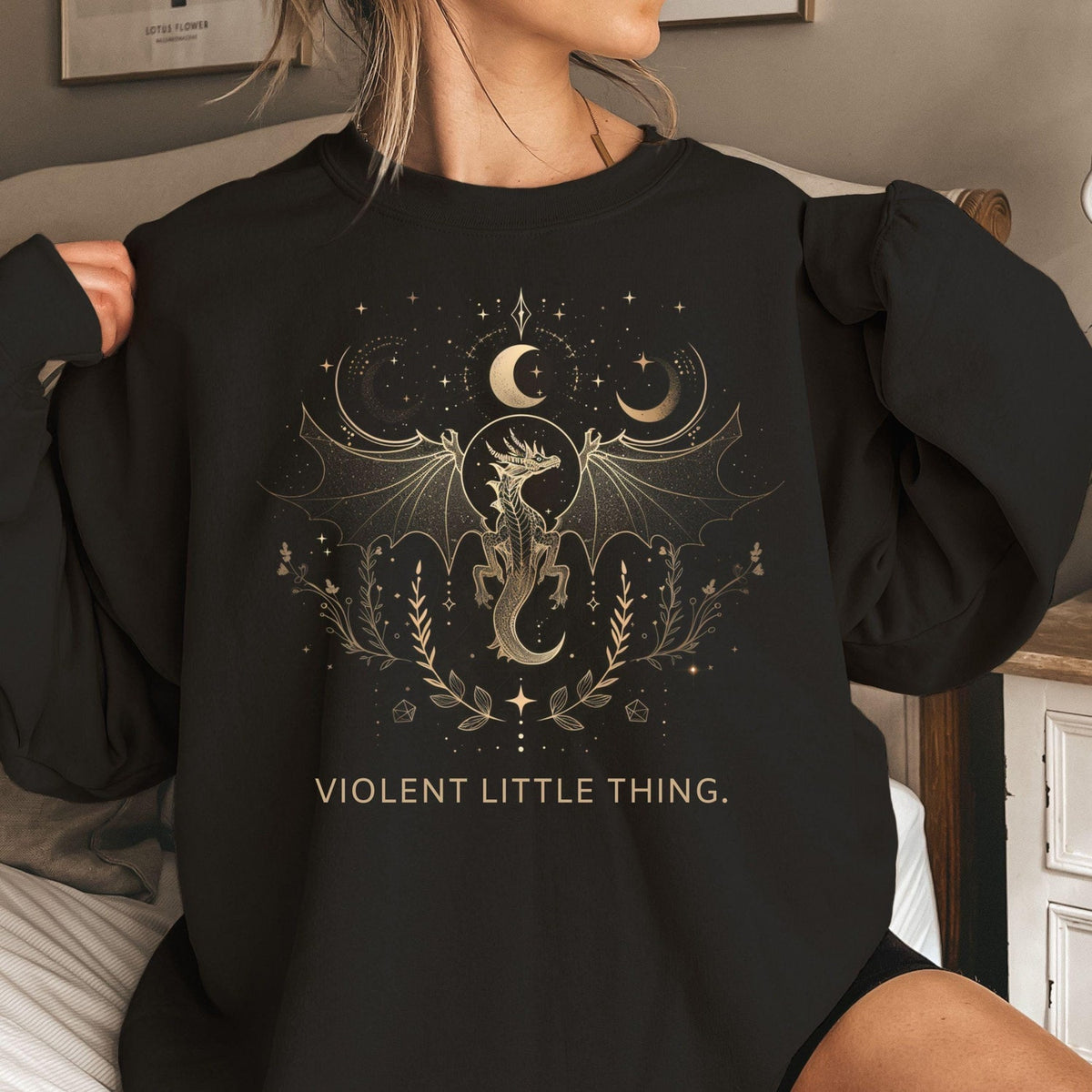 Fourth Wing -  Violent Little Thing, Fourth Wing, Basgiath War College, Iron Flame,  Fantasy Dragon Shirt,Yarros Sweatshirt, Book Gift, Book Lover