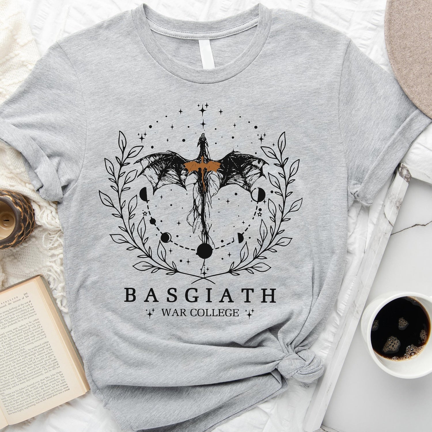 Fourth Wing -  Basgiath War College Book Shirt, Dragon Rider Shirt, Fantasy Bookish Shirt, Book Lover Shirt, Bookworm Shirt, Book Shirt, Bookish War Shirt