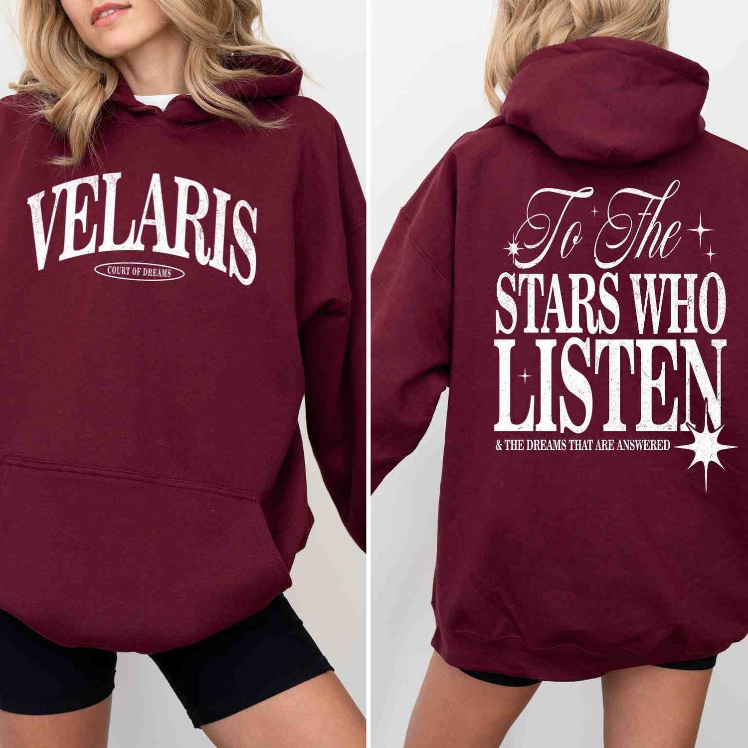 ACOTAR -  To The Stars Who Listen Shirt, Acotar Shirt, Night Court Tee, Velaris Shirt, City of Starlight Shirt, ACOTAR Book T-shirt and Sweatshirt