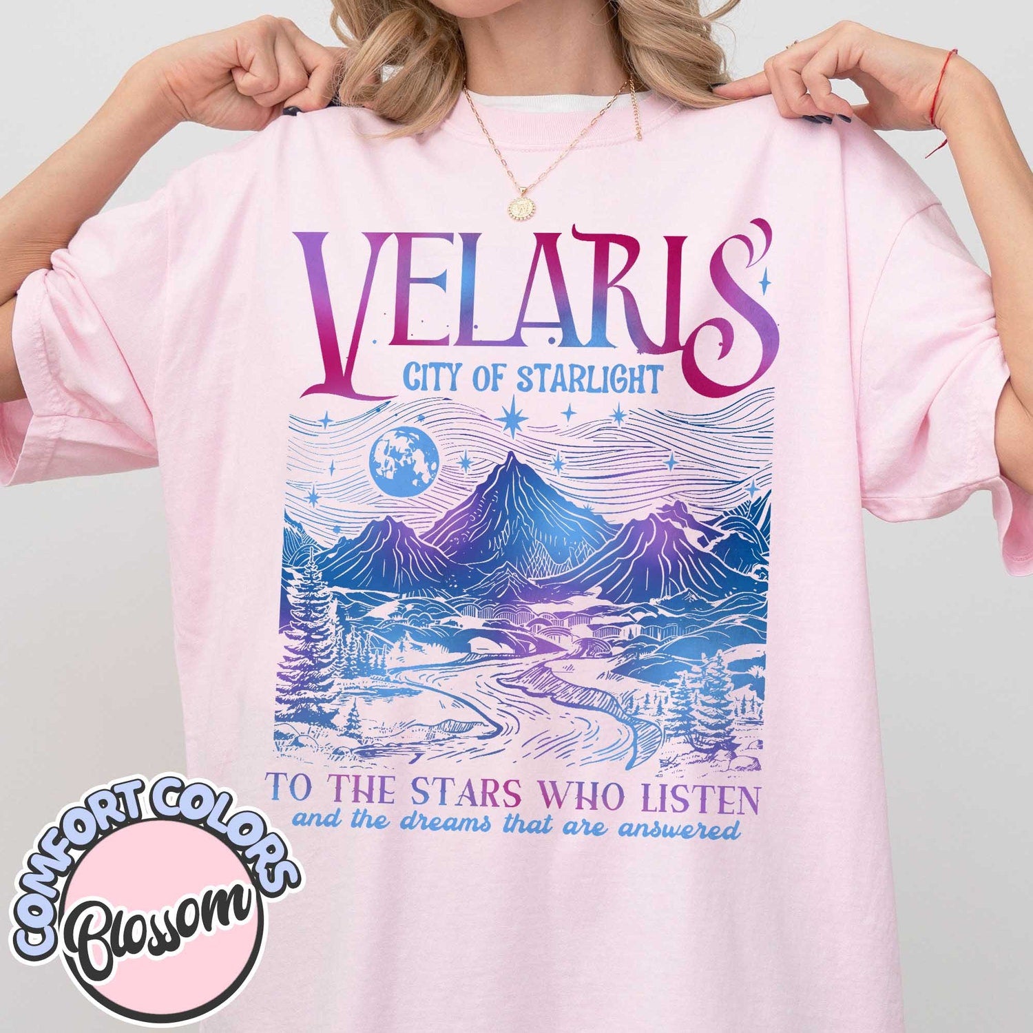 ACOTAR -  Velaris City Of Starlight Acotar Comfort Colors Shirt,The Night Court Shirt,Bookish Gift,Court Of Thorns And Roses, City Of Starlight Shirt