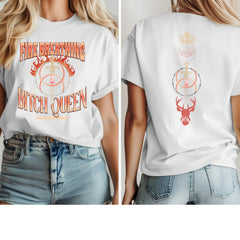 (TOG) -  Throne of Glass Fire Breathing Bitch Queen Shirt, Merch SJM T-shirt, Kingsflame The Thirteen, Book Lover Tog Gift, Throne Of Glass Fan Gift