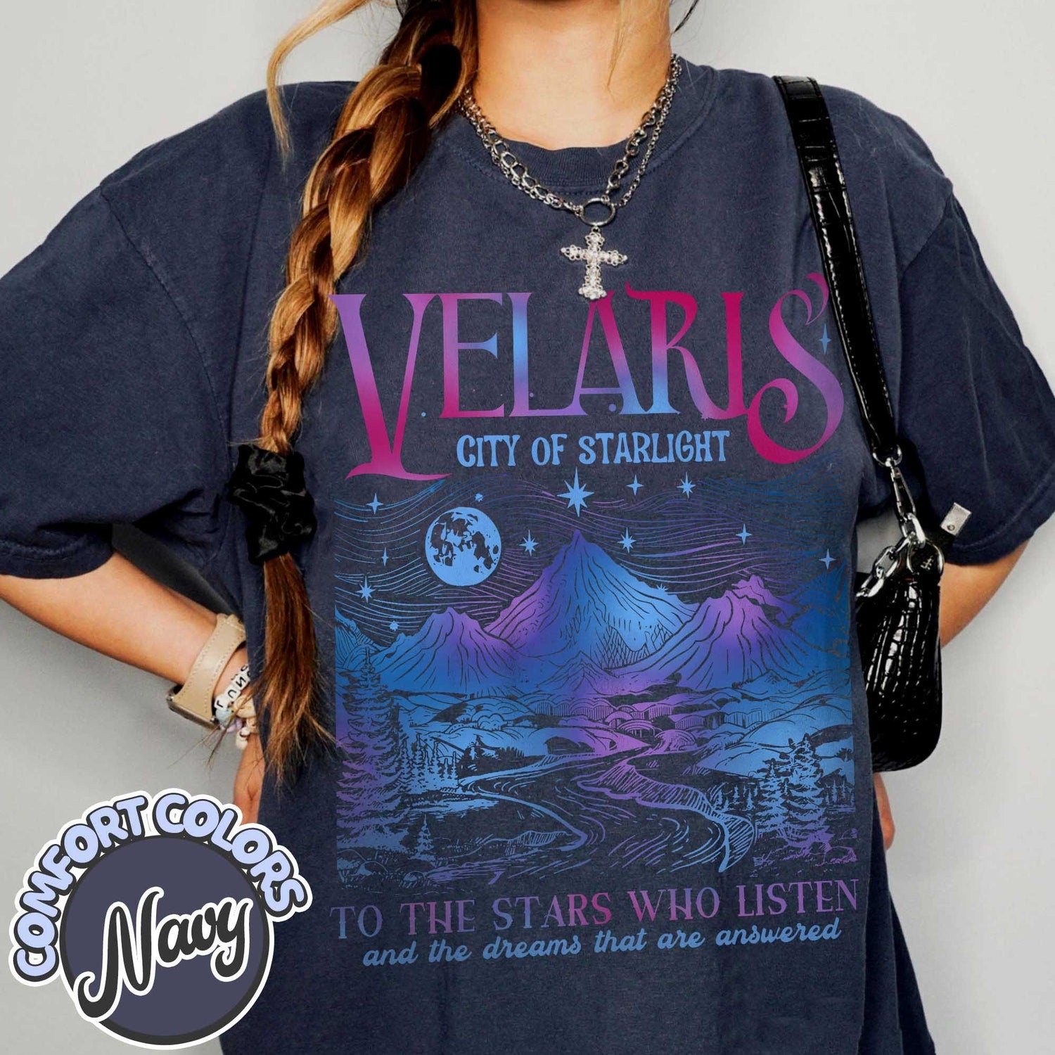 ACOTAR -  Velaris City Of Starlight Acotar Comfort Colors Shirt,The Night Court Shirt,Bookish Gift,Court Of Thorns And Roses, City Of Starlight Shirt