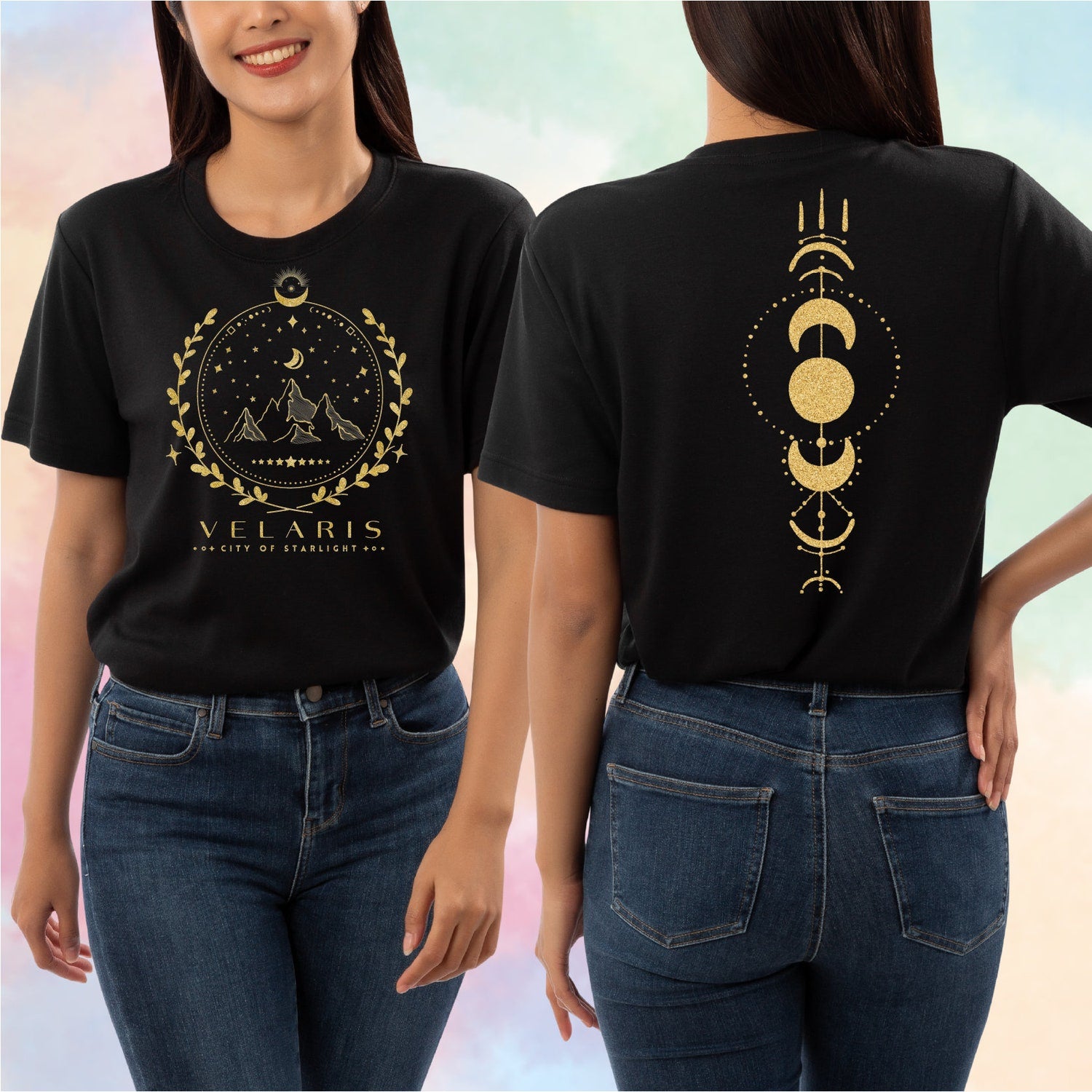 ACOTAR -  Velaris Comfort Colors 2-Sides Shirt, ACOTAR TShirt, The Night Court, SJM Merch, City of Starlight Tshirt, PR589