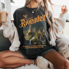 LOTR -  Rivendell Comfort Colors Shirt, The Fellowship Shirt, The Shire Distressed, The Hobbits