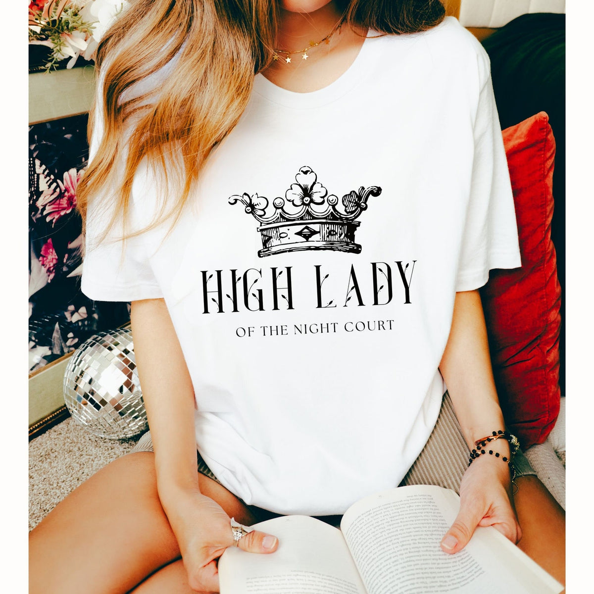 ACOTAR -  Officially Licensed ACOTAR SJM Merch, Velaris High Lady of the Night Court, Velaris shirt, City of Starlight, A court of thorns and roses