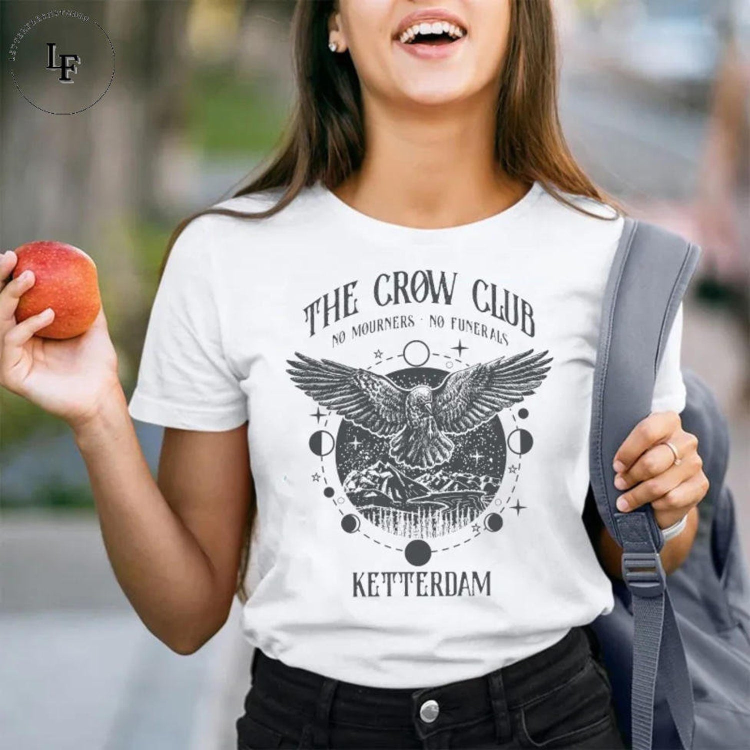 (SOC) -  The Crow Club No Mourners No Funerals Teacher Vintage T-Shirt, Teacher Shirt, Teacherlife Shirt, Literature Shirt, Ketterdam Crow Shirt