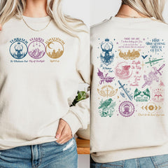 ACOTAR -  Throne of Glass Acotar Sweater, Darkness Claim Us Sweatshirt, Fireheart Shirt, Crescent City Hoodie, Throne of Glass Merch, Fan Sweatshirt