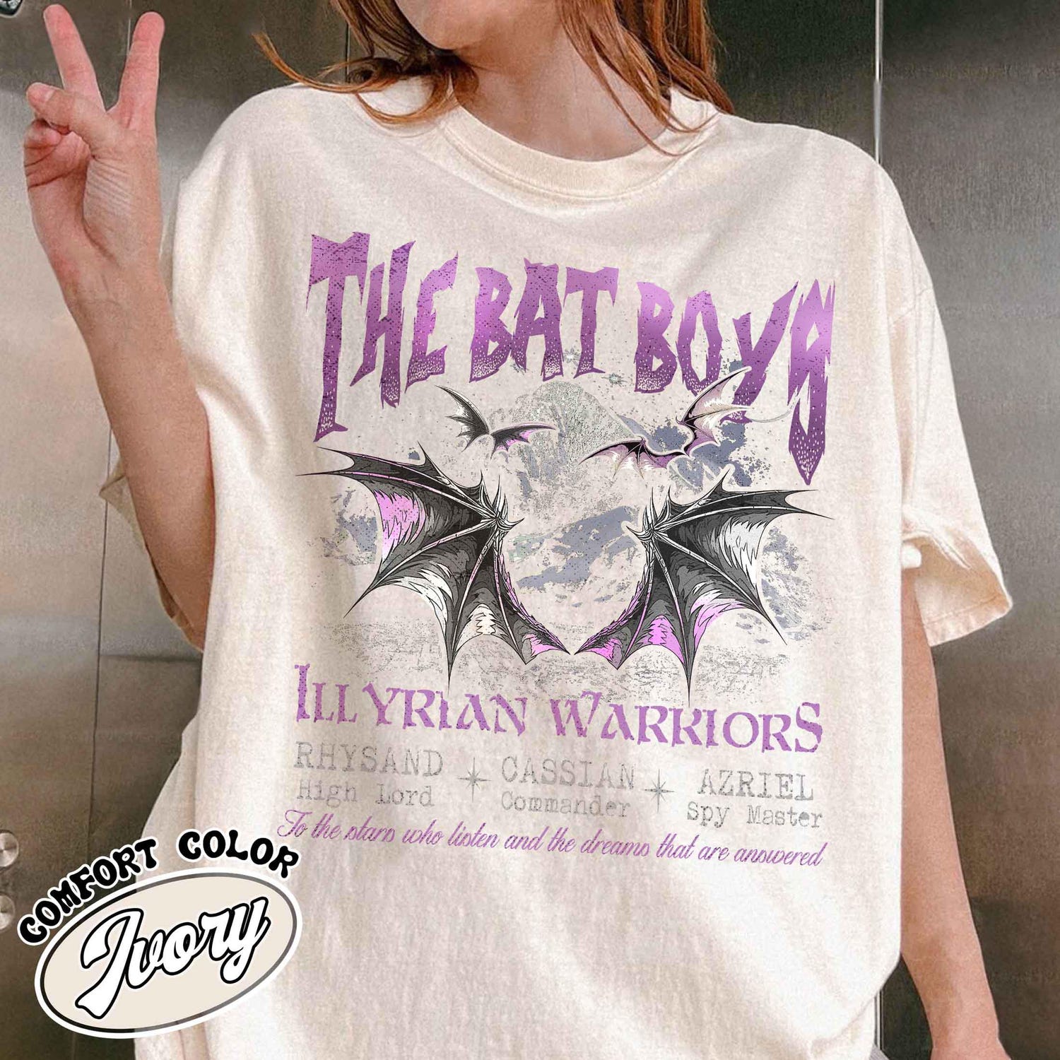 ACOTAR -  Velaris City of Starlight Acotar Shirt, the Night Court Shirt, the Bat Boys Shirt, ACOTAR Shirt, Acotar Shirt Bat Boys, to the Stars Shirt