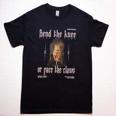 (SOC) -  Game of Thrones Cat Shirt, Funny Cat T-shirt, Iron Throne, King of the North, Bend the Knee, Winter is Coming, Cat Lovers Tee, Jon Snow
