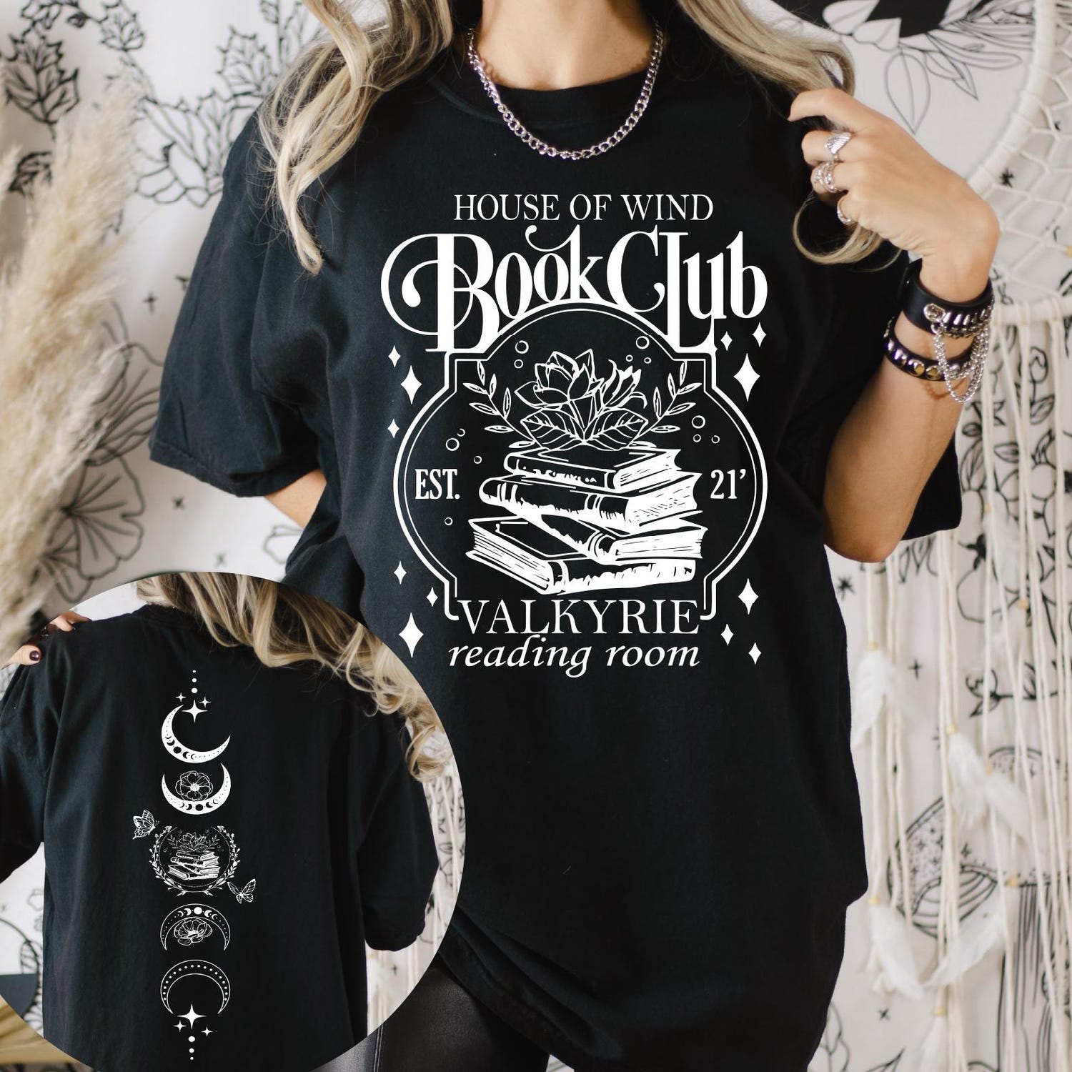 ACOTAR -  House Of Wind Book Club Comfort Colors Shirt, Valkyrie Reading Room Tee, Night Court Sarah J Maas, Acotar Book Club , Book Lover GiftALC1575