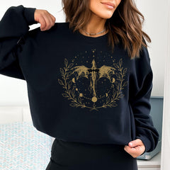 Fourth Wing -  Basgiath Sweatshirt Romantasy Book Fandom Merch Bookish Dragon Bookworm Gift for Her Booktok Booknerd Read Shirt Booklover Book Loving