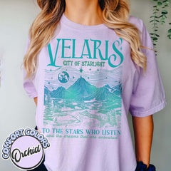 ACOTAR -  Velaris City Of Starlight Acotar Comfort Colors Shirt,The Night Court Shirt,Bookish Gift,Court Of Thorns And Roses, City Of Starlight Shirt