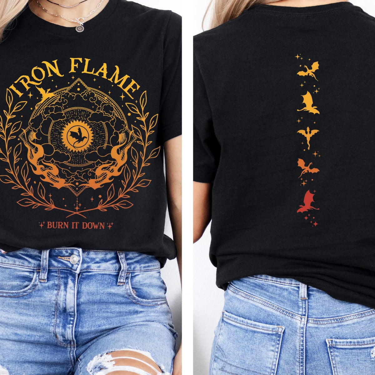 Iron Flame Shirt, Fourth Wing Shirt, Rebecca Yarros Shirt, Dragon Rider Shirt, Violt Sorrengail, Bookish Shirt, Basgiath War College Shirt