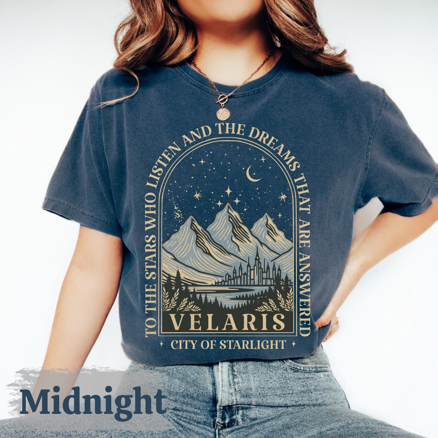 ACOTAR -  Velaris Acotar Sweatshirt, City of Starlight Sweater, The Night Court Crewneck, Bookish Gift, SJM Merch, To the Stars Who Listen T-Shirt