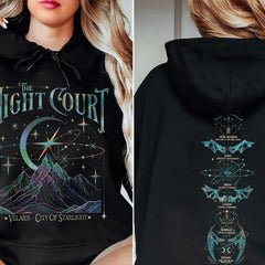 ACOTAR -  Velaris The Night Court Acotar Shirt Sweatshirt Hoodie, Velaris The Night Court, Court Of Dreams Shirt, Inner Circle Acotar Tee, SJM Bookish