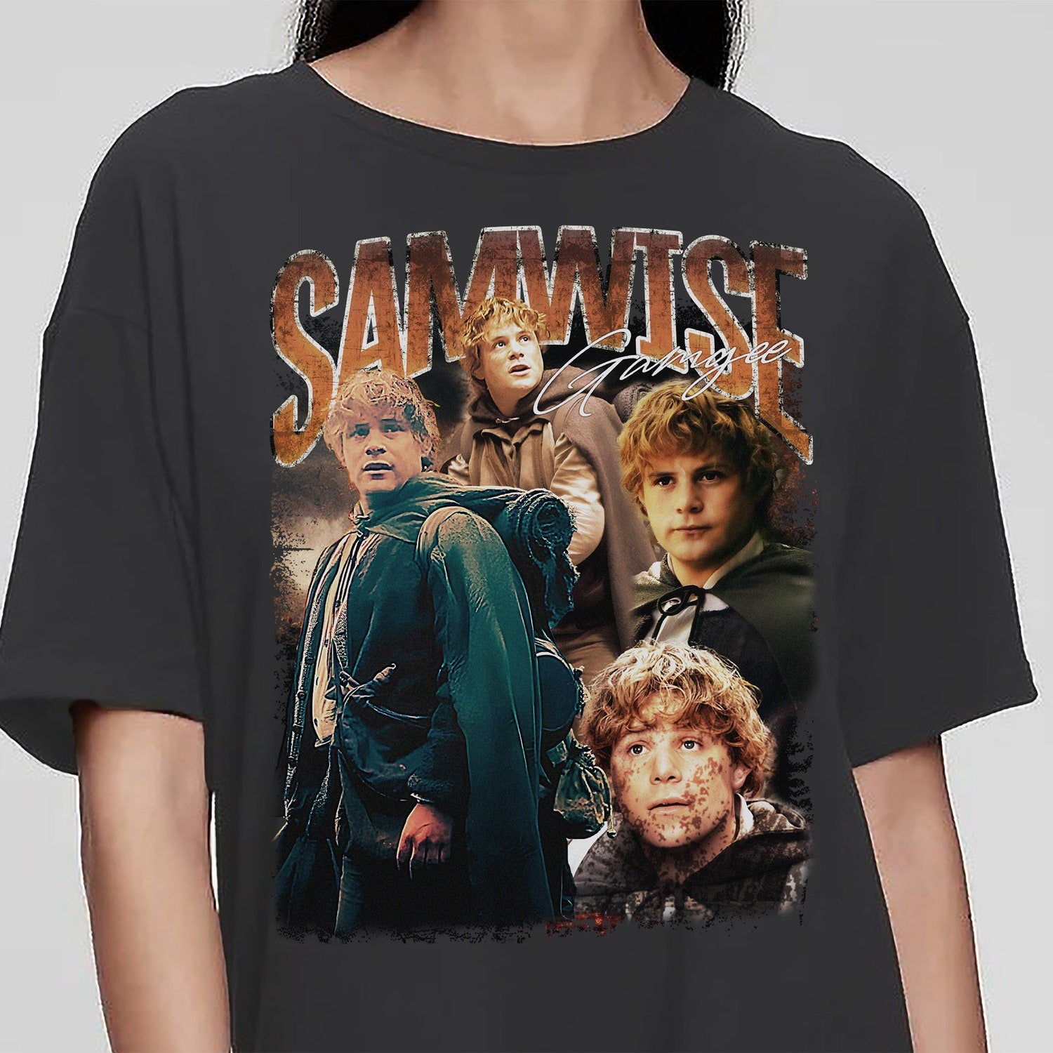 LOTR -  Streetwear Samwise Gamgee Vintage T-Shirt, Samwise Gamgee Shirt Gift