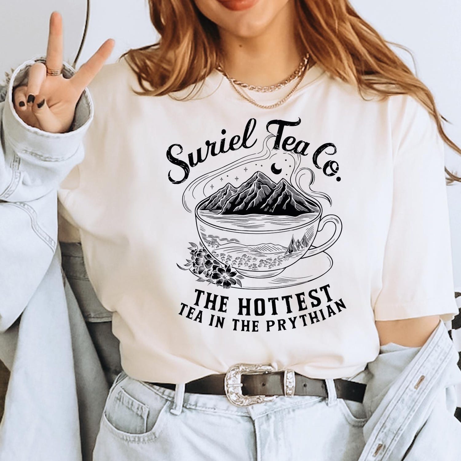 ACOTAR -  Suriel Tea Co Shirt, Bookish Shirt, Acotar Shirt, A Court Of Thorns And Roses Shirt, Book Lover Gift,  ACOTAR Suriel Tea Shirt IMC120