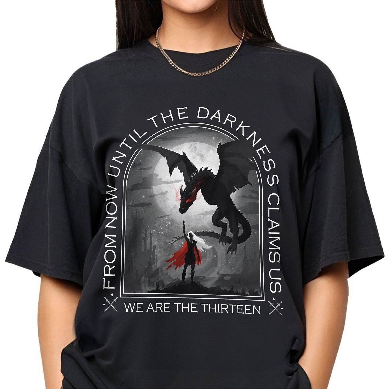 (TOG) -  Manon Blackbeak Shirt, from Now Until the Darkness Claims Us Witchling Shirts, Throne of Glass Officially Licensed Shirt, Booktok Shirt