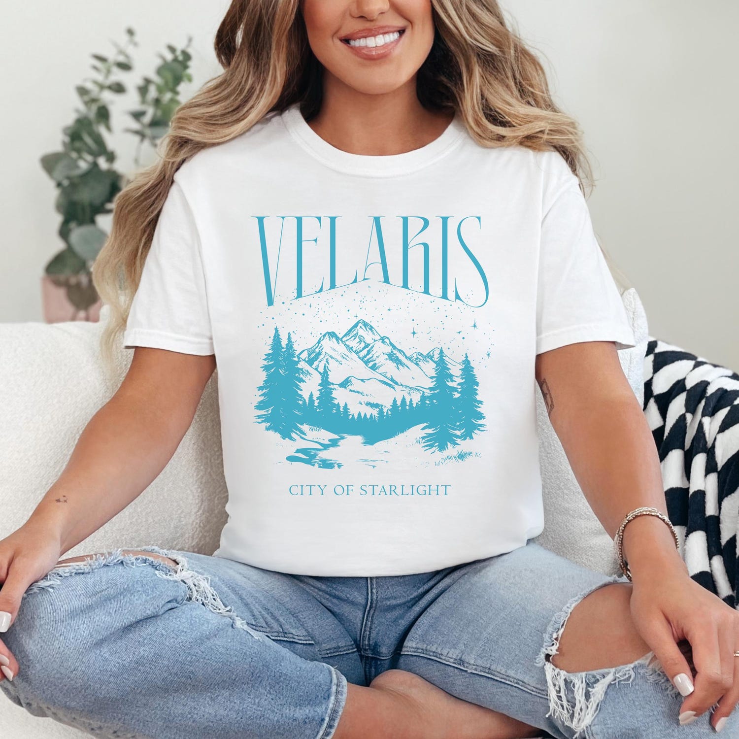 ACOTAR -  Velaris Comfort Colors Shirt ACOTAR shirt, ACOTAR merch, ACOMAF shirt, bookish merch, sarah j maas, Night Court Shirt