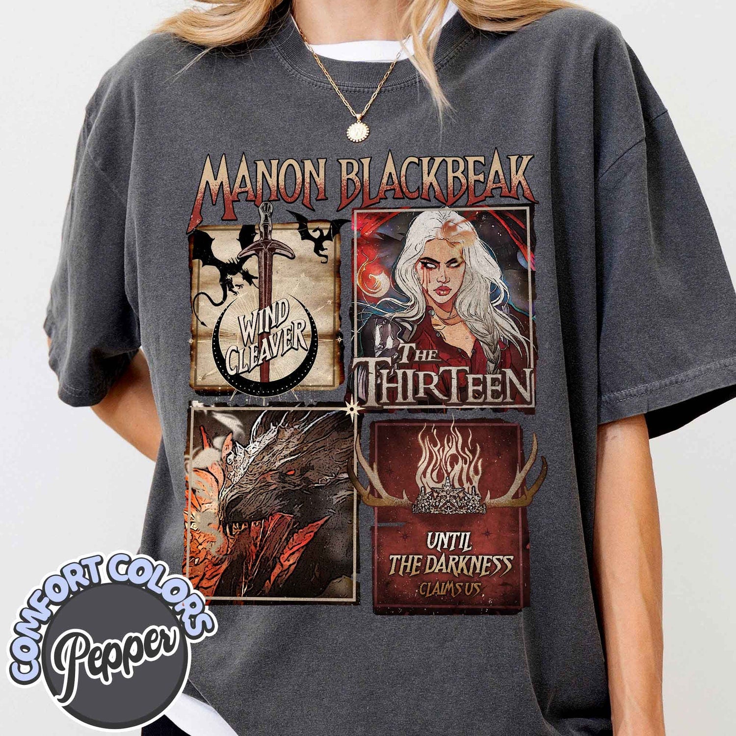 (TOG) -  We Are The Thirteen Shirt From Now Until The Darkness Claims, Acotar Crescent City, Manon Blackbeak Throne Of Glass Shirt, Sjm Bookish Shirt