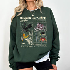 Fourth Wing -  Basgiath War College Sweatshirt, Dragon Rider Shirt, Fourth Wing Sweatshirt, Xaden Riorson, Violet Sorrengail, Empyrean Series, Book Lover