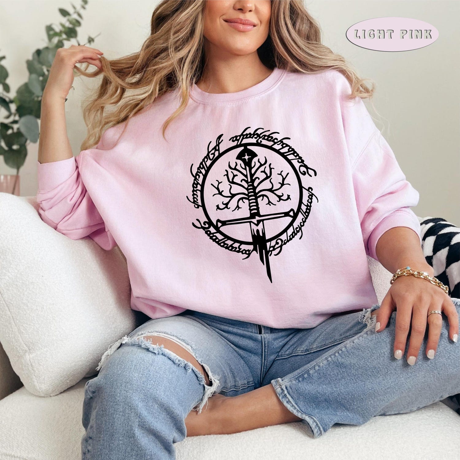 LOTR -  Tolkien Sweatshirt, Narsil Broken Blade Sweater, Lotr Crewneck, Lord of the Rings, LOTR FAN Nerdy Gift, Gifts for Book Lovers, LOTR Sword