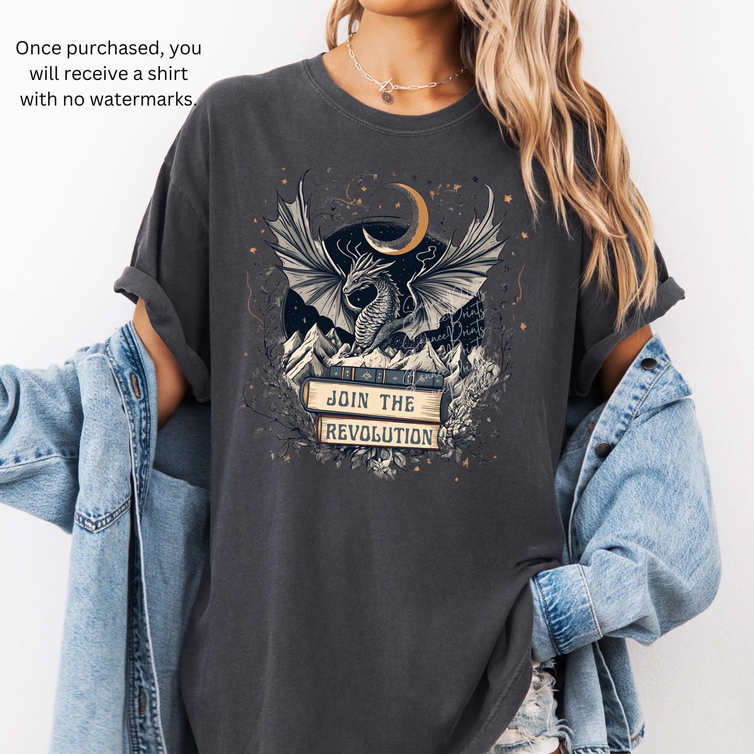 Fourth Wing -  Join the Revolution Book Dragon Shirt, Comfort Colors Unisex Tshirt Bookish Merch, Book Lover Gift, Reading Gift, Fourth Wing Merch Shirt