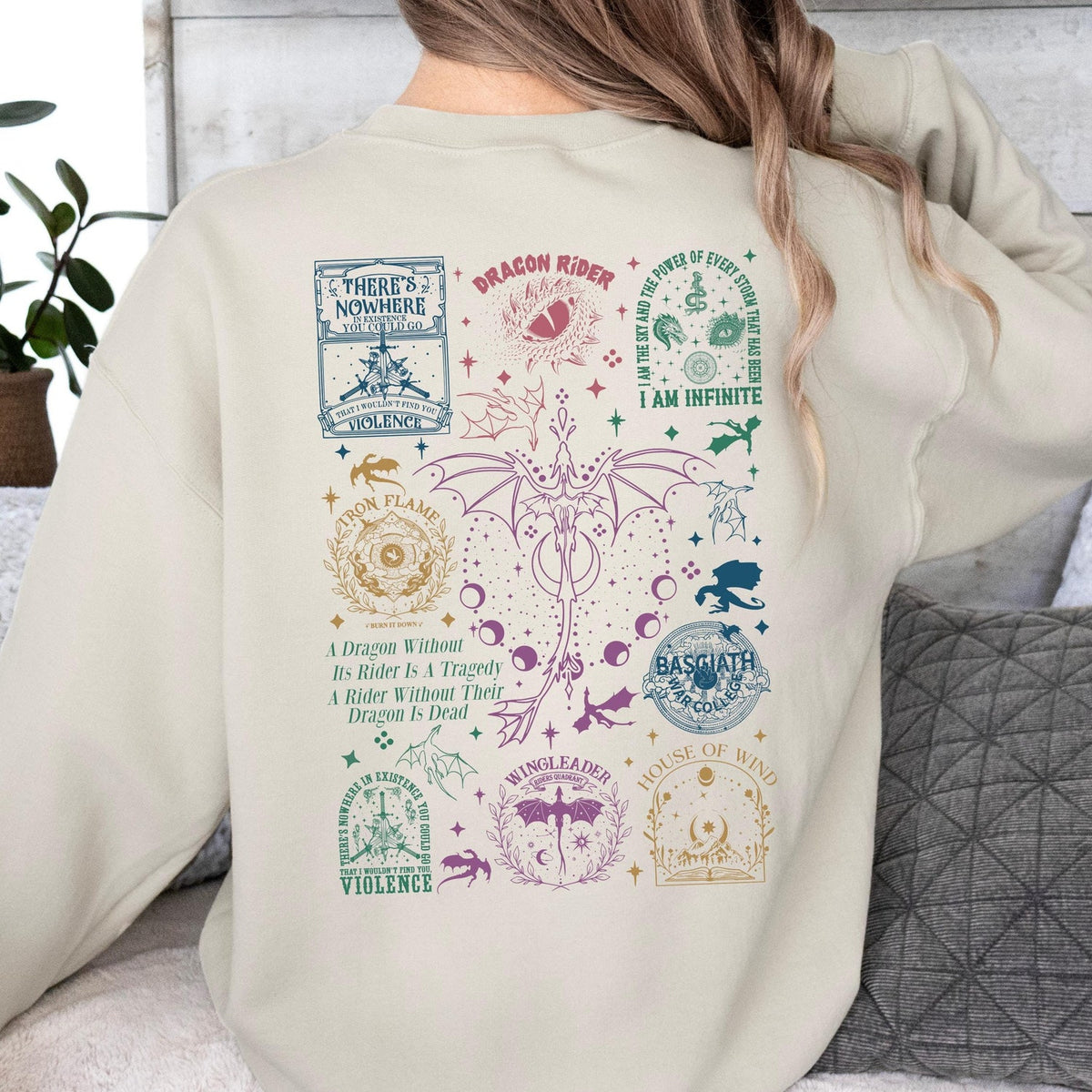 Fourth Wing -  Fourth Wing Sweatshirt, Dragon Rider, Fourth Wing Shirt, Riders Quadrant Tee, Basgiath War College, Violet Sorrengail, fourth wing merch