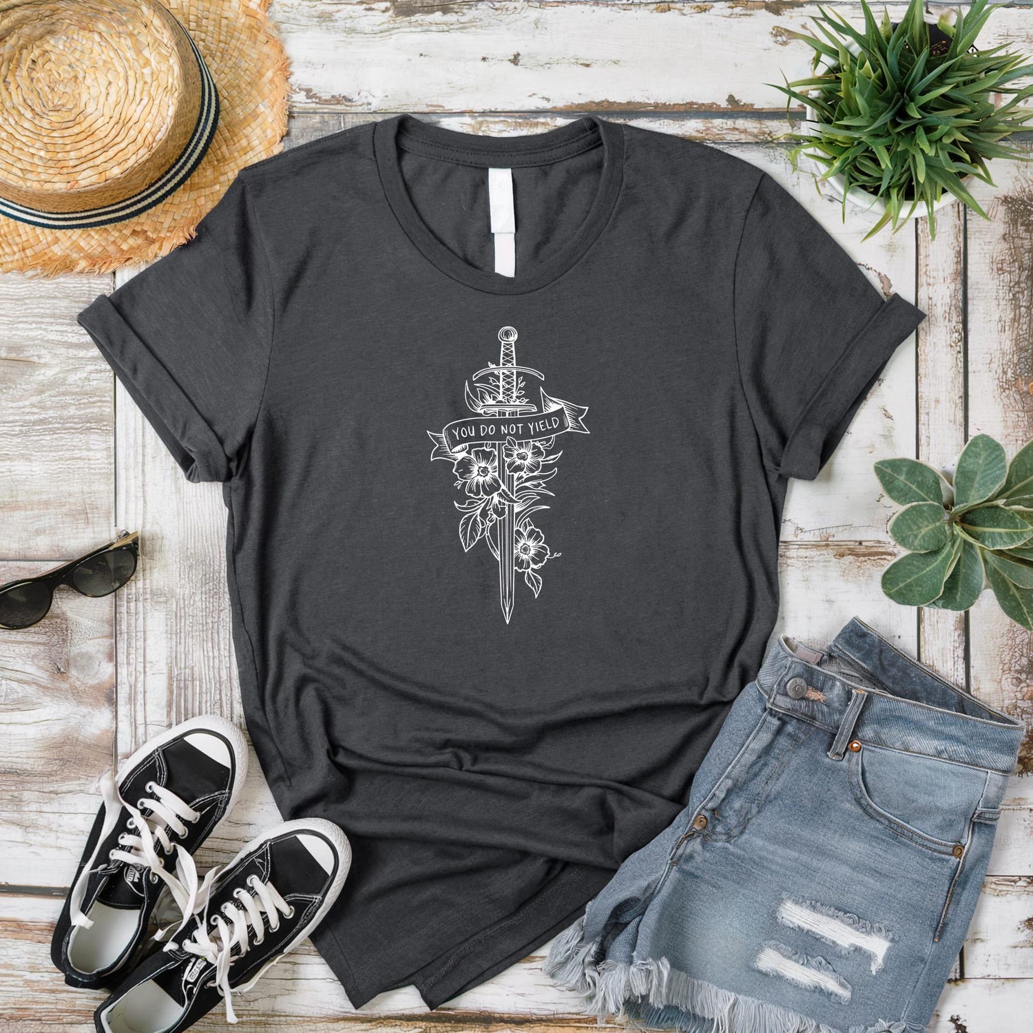 (TOG) -  You Do Not Yield Shirt, Thrones Of The Glass Shirt, Book Lover Shirt, Bookish Shirt, ,Comfort Colors,Sarah J Maas Shirt,You Do  Falter Shirt