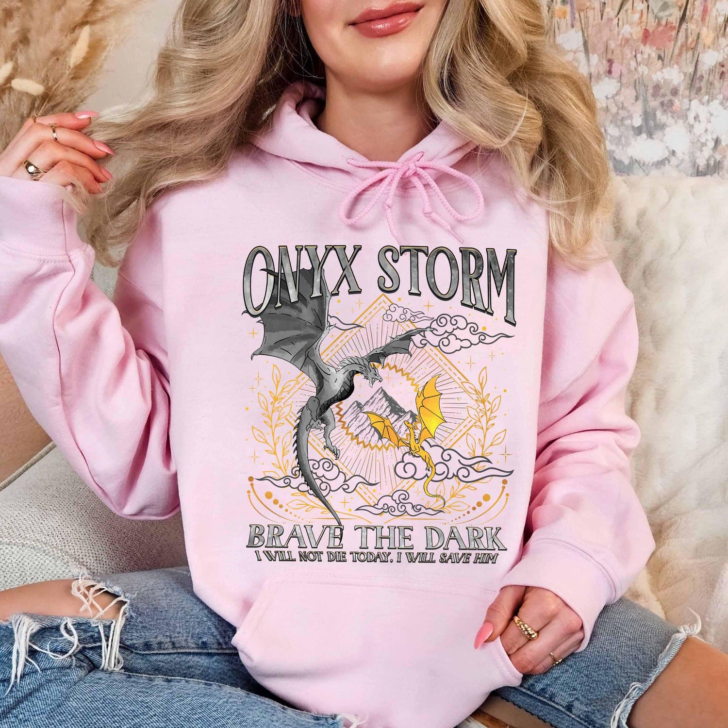 Fourth Wing -  Fourth Wing Series Sweatshirt, Onyx Storm Sweatshirt, Dragon Rider, Bookish Hoodie, Gift for Book Lover, Violet Sorrengail, Fantasy Book