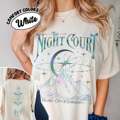 ACOTAR -  Velaris The Night Court Acotar 2 Sided Comfort Colors Shirt, Velaris The Night Court Shirt, Court Of Dreams, Inner Circle Acotar Tee