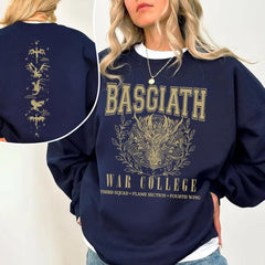 Fourth Wing Dragon Sweater, Basgiath War College Shirt, Dragon Rider Sweatshirt, Bookish Sweater, Empyrean Series, Fourth Wing Shirt