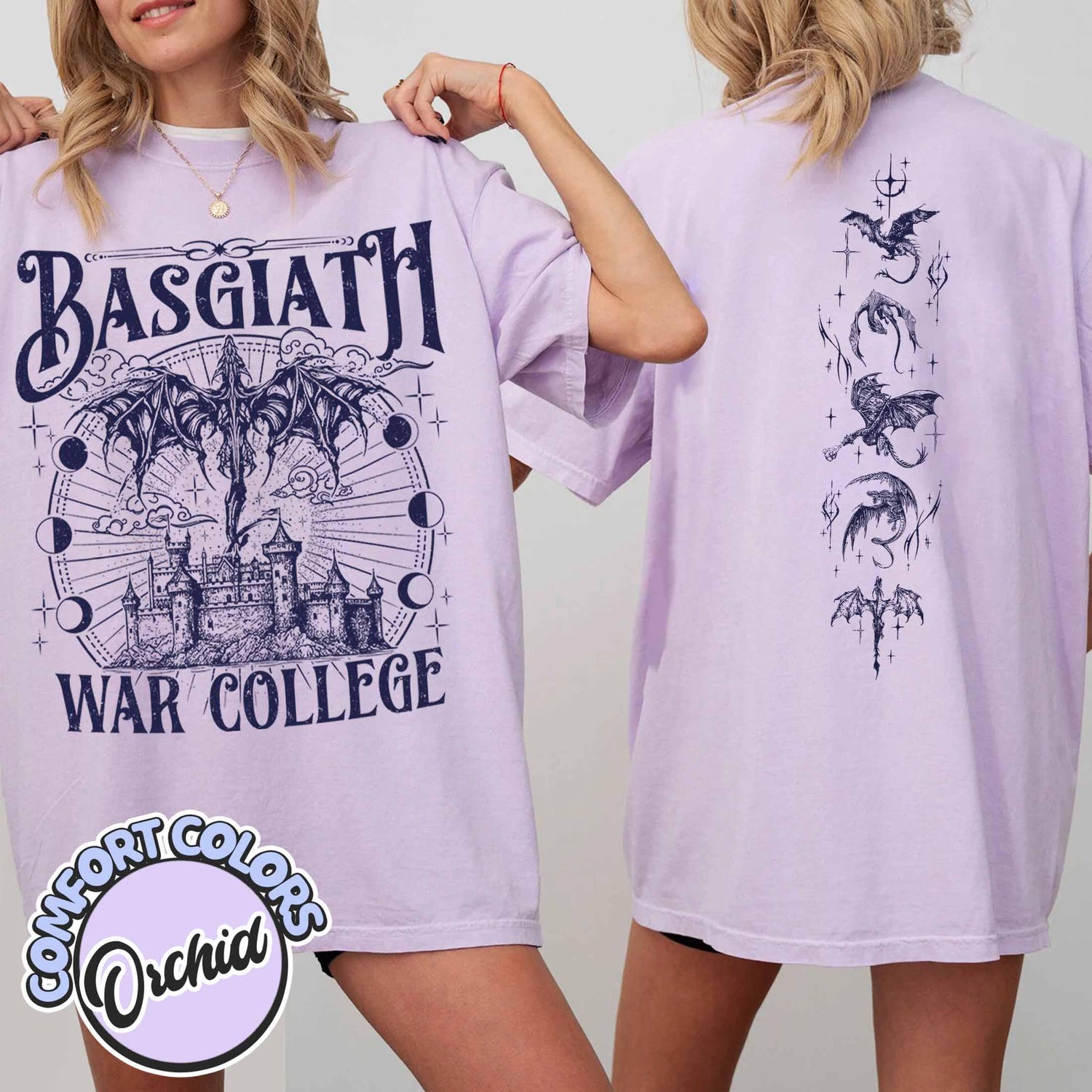 Fourth Wing -  Basgiath War College Comfort Colors Shirt, Dragon Riders Shirt, Fly or Die Tee, Riders Quadrant Tee, Fourth Wing Shirt, Women Gift, Bookish