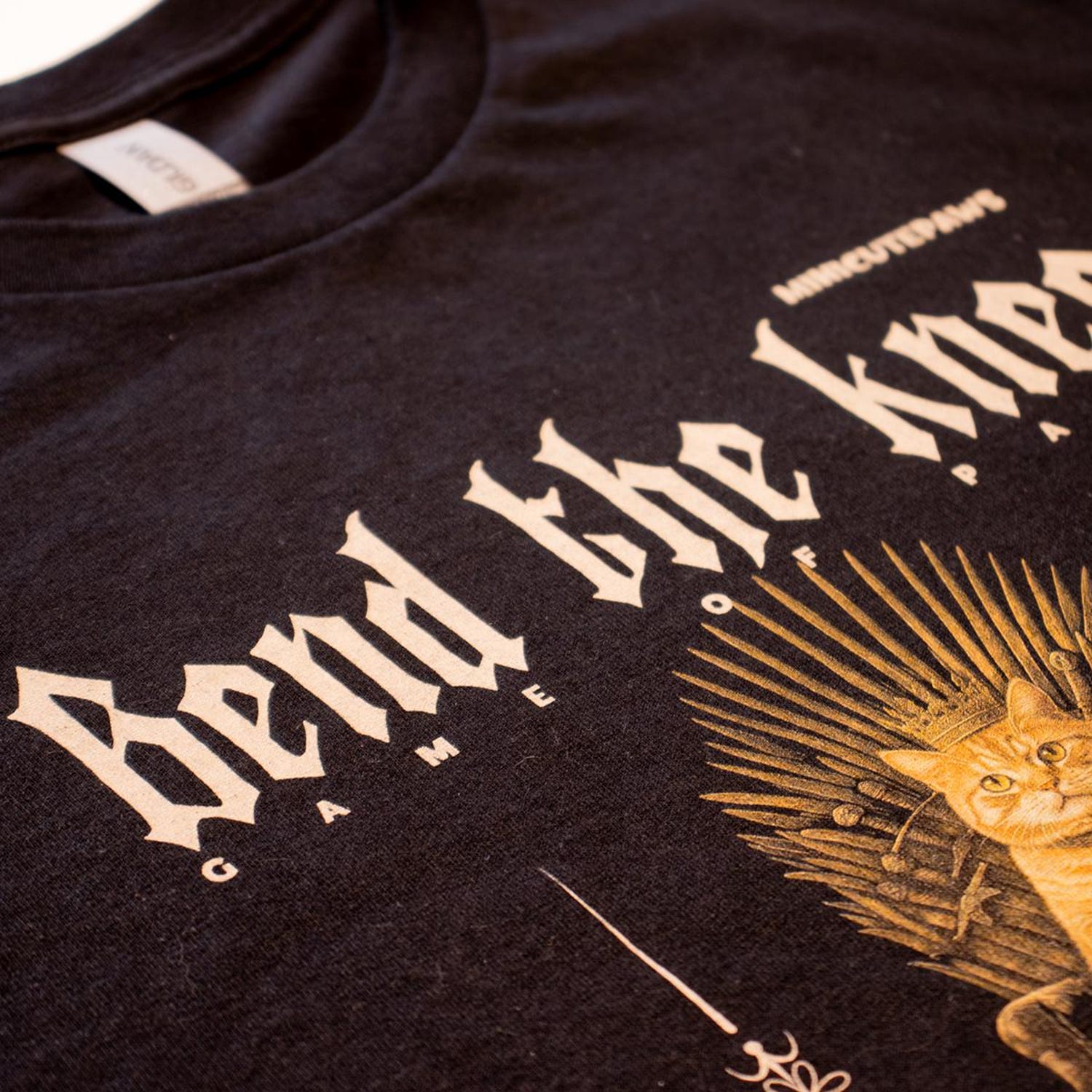 (SOC) -  Game of Thrones Cat Shirt, Funny Cat T-shirt, Iron Throne, King of the North, Bend the Knee, Winter is Coming, Cat Lovers Tee, Jon Snow