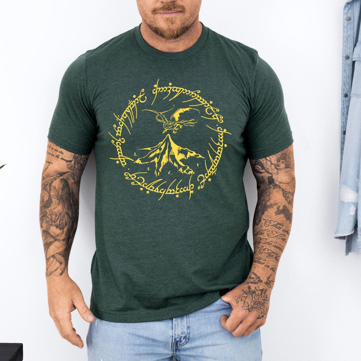 LOTR -  Misty Mountain Unisex Jersey Short Sleeve Tee, Lord of the Rings T-shirt, LOTR Shirt, Tolkien Hobbit Shirt, Middle Earth, Book Lover Shirt