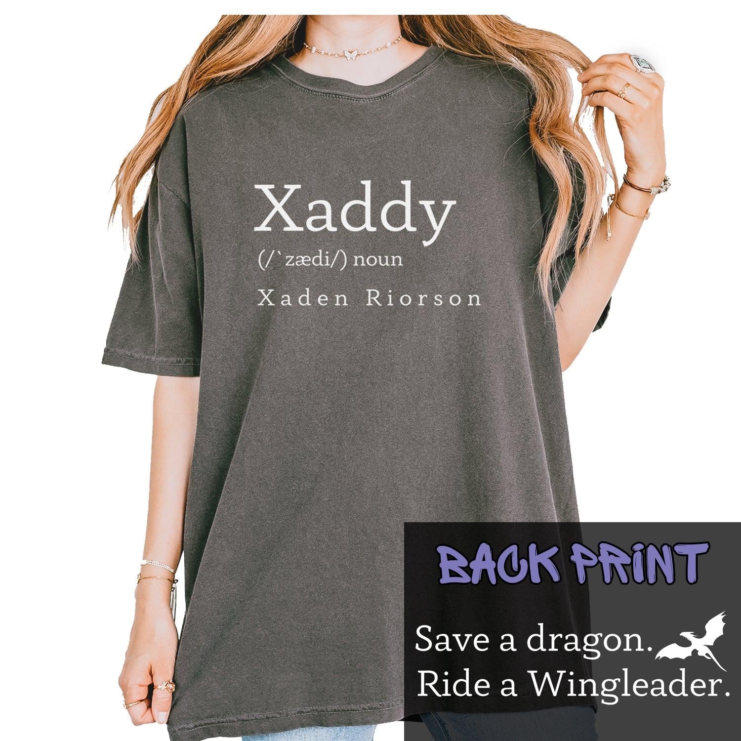 Fourth Wing -  Xaddy Save A Dragon Ride A Wingleader Vintage Soft Unisex T-shirt, Fantasy Bookish Shirt, Galentines Gifts, Dragon Riders Tee,Book Boyfriend