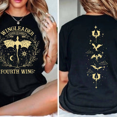 Fourth Wing Riders Quadrant Shirt, Basgiath War College Comfort Colors Shirt, Dragon Rider TShirt, Rebecca Yarros, Bookish Gift, LT144