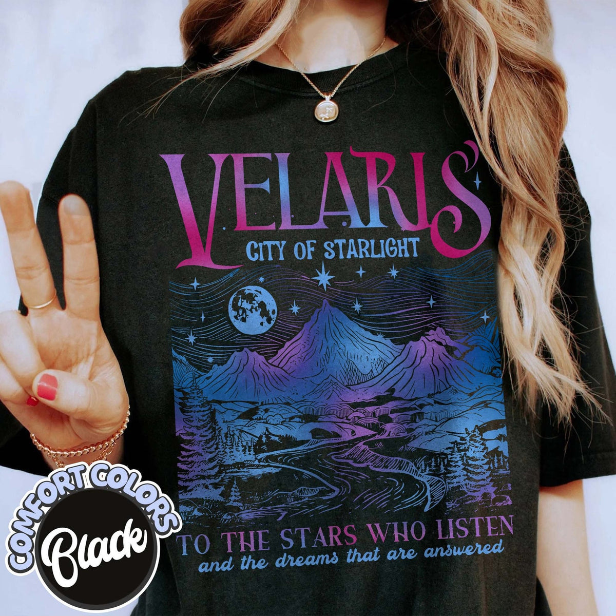 ACOTAR -  Velaris City Of Starlight Acotar Comfort Colors Shirt,The Night Court Shirt,Bookish Gift,Court Of Thorns And Roses, City Of Starlight Shirt