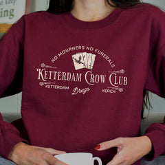 (SOC) -  Six Of Crows Sweatshirt, No Mourners No Funerals Shirt, Book Lover Gift, Bookish Shirt, Shadow And Bone, Ketterdam Crow Club, Ketterdam Hoodie