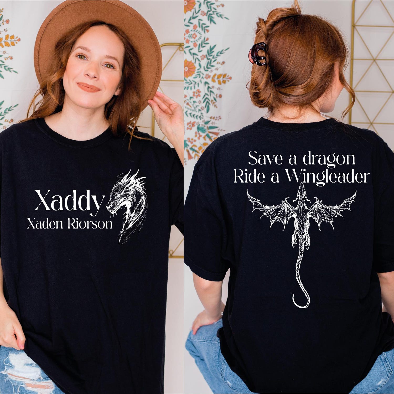 Fourth Wing -  Comfort Colors Xaddy Shirt, Xaden Riorson Shirt, Xaden Fourth Wing Shirt, Fourth Wing Merch, Iron Flame Tees, Rebecca Yarros Apparel